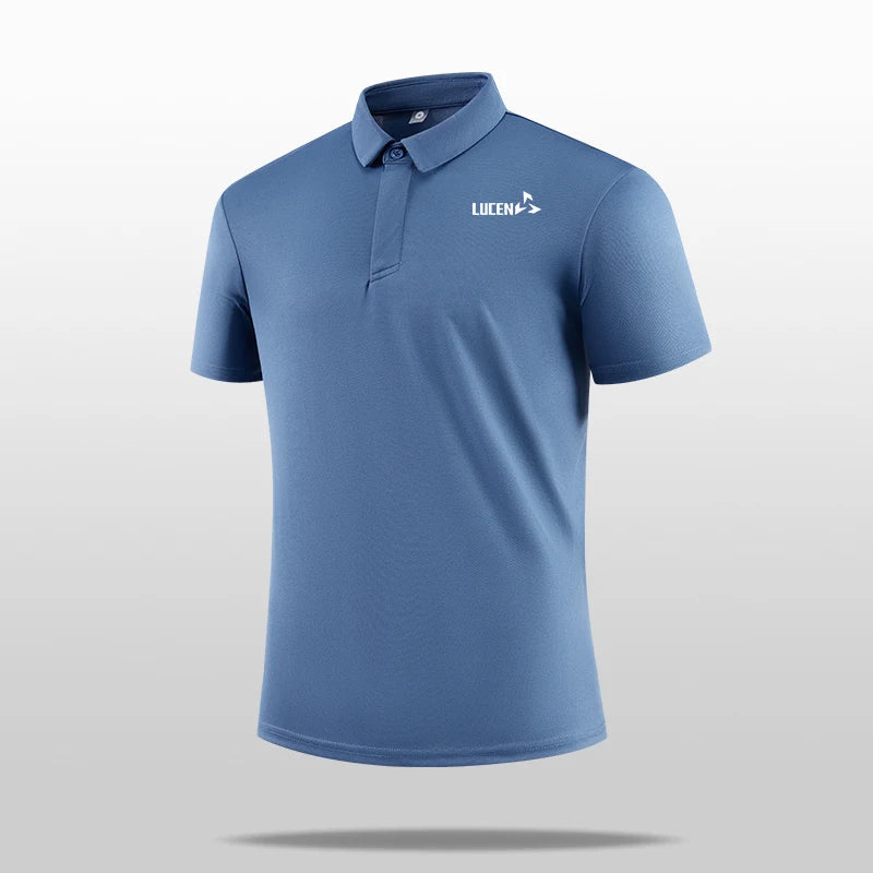 LUCEN Summer fashion high-quality POLO shirts outdoor casual sports short-sleeved T-shirts Tops Breathable Tees