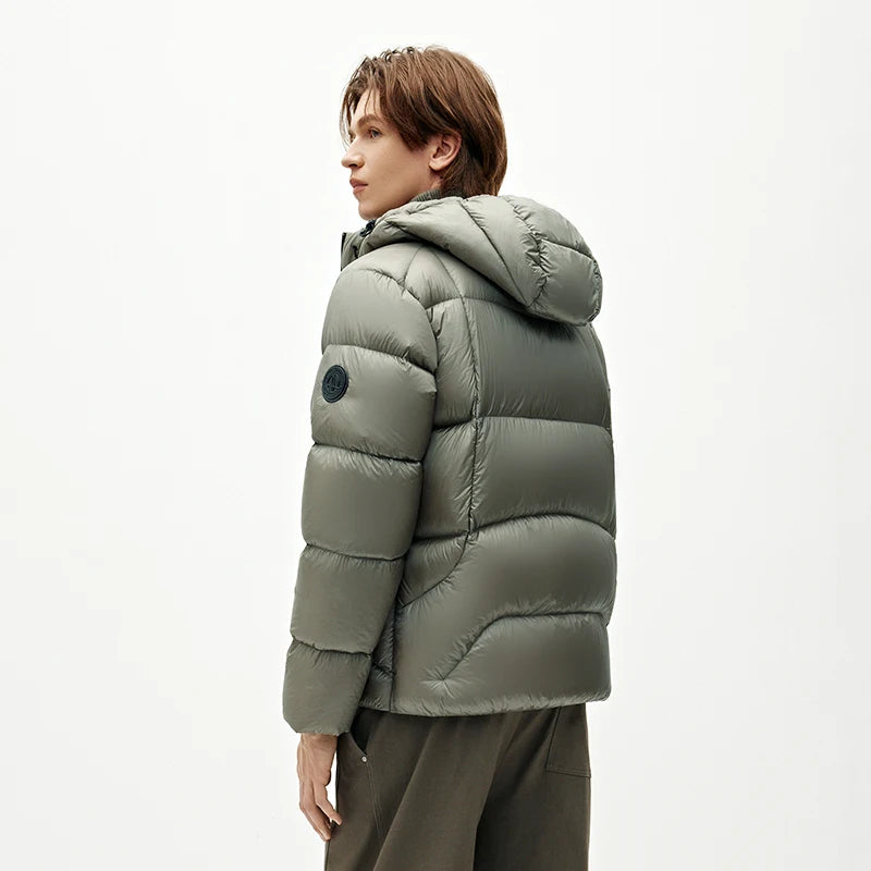 Semir Men Down Jacket Thermal Warmth 2026 Winter Everyday Style Outdoor Layer Cold Weather Clean Silhouette Cold Weather Wear