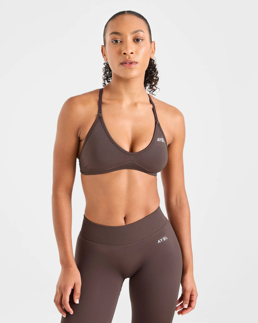 2 Pieces Set Adapt Seamless Strappy Sports Bra Leggings Set Yoga Fitness Set Women Workout Running Sports Leggings Gym Suit - ATFH