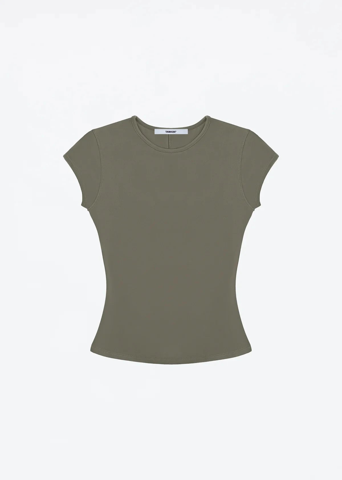 Tank Summer Women's Round-Neck Solid Color T-Shirt, a Baby Tee with a Great Fit, Slimming and Flattering, Made from Very Comfortable Fabric - ATFH