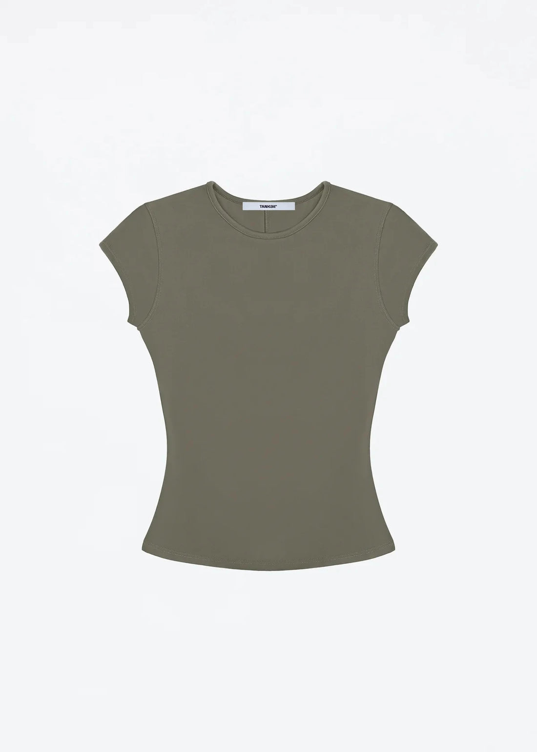 Tank Summer Women's Round-Neck Solid Color T-Shirt, a Baby Tee with a Great Fit, Slimming and Flattering, Made from Very Comfortable Fabric - ATFH