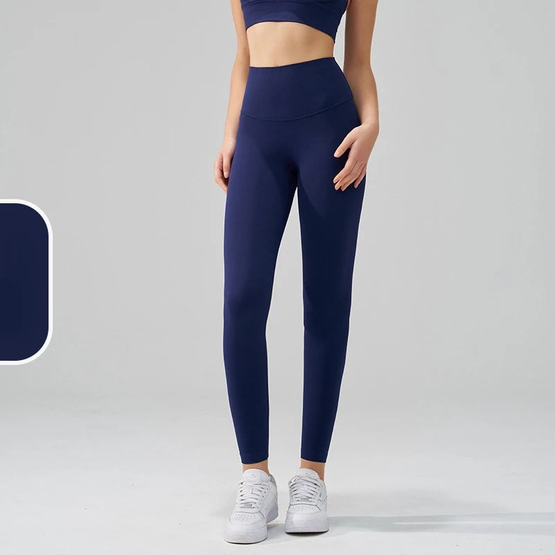 Women's 38 Colors Naked Feeling Yoga Leggings Women Sports Pants Tights Seamless Sport Femme Gym Leggins Workout Fitness Pants ATFH