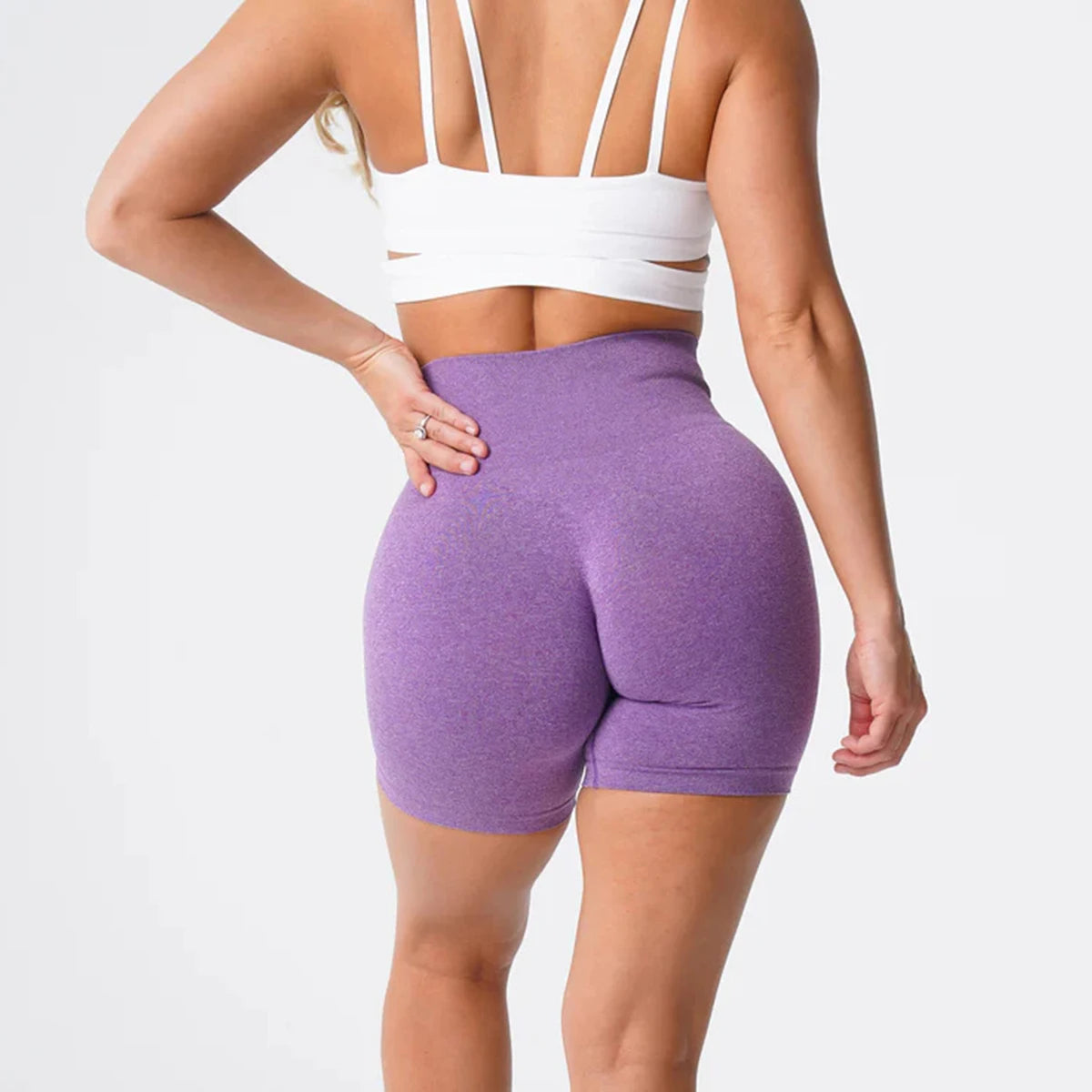 Pro Spandex Shorts Woman Fitness Elastic nv navigation Sports Running Yoga pants  tight pants cycling shark pants Tahsi Fashion House