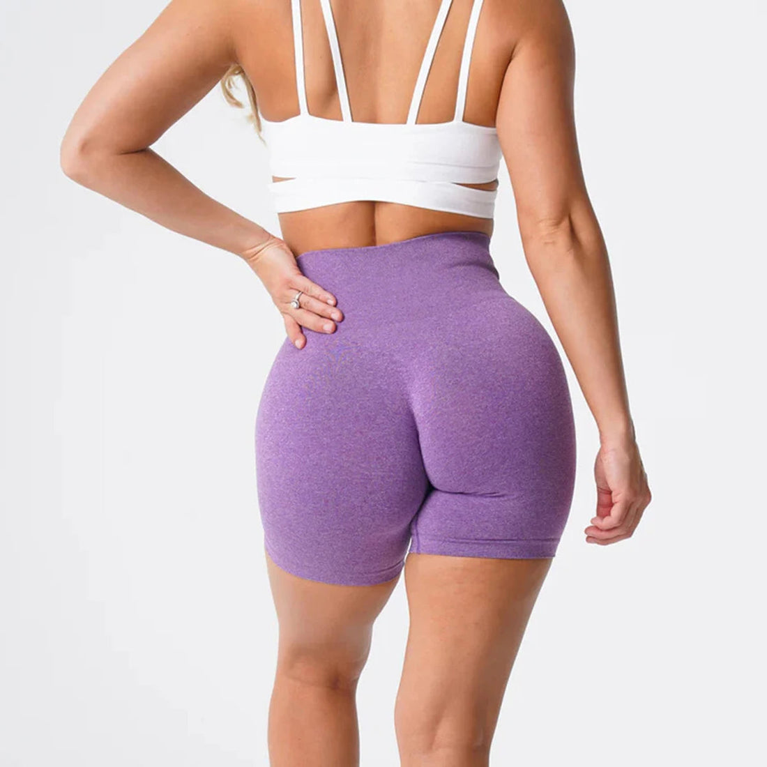 Pro Spandex Shorts Woman Fitness Elastic nv navigation Sports Running Yoga pants  tight pants cycling shark pants Tahsi Fashion House