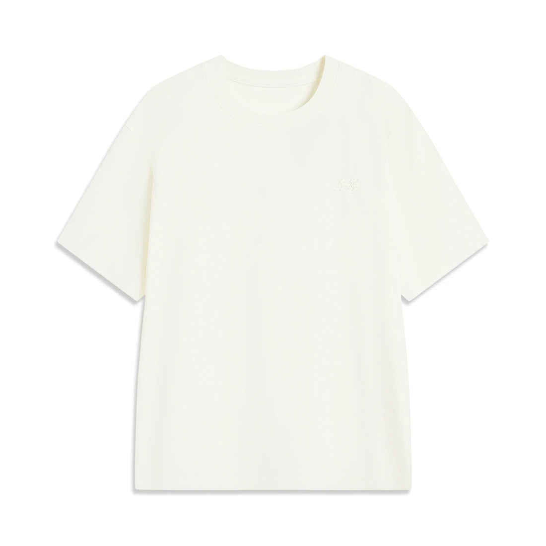 Li-Ning Men's Sports Style T-Shirt 75%Cotton 25%Polyester Regular Fit Comfortable LiNing Embroidery Logo Tee Top AHSV145 - ATFH