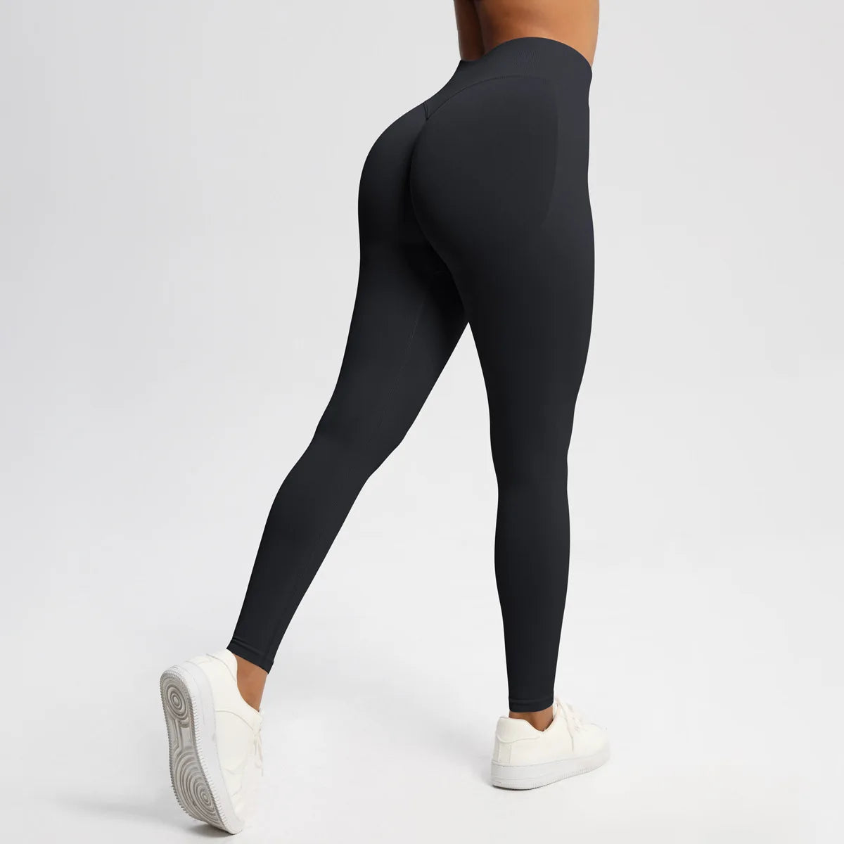 Seamless Yoga Legging Women Gym Sports Pants Scrunch Butt Elastic Yoga Pants Fitness Tights Hip-lifting Workout Gym Leggings ATFH