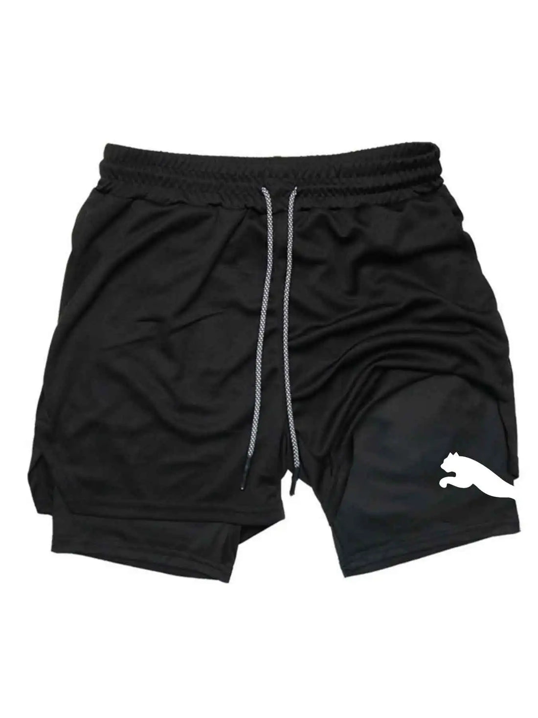 2026 Summer Sports Shorts 2-in-1 Gym Running Shorts Slow Running Casual Sportswear Fitness Double Layer Shorts