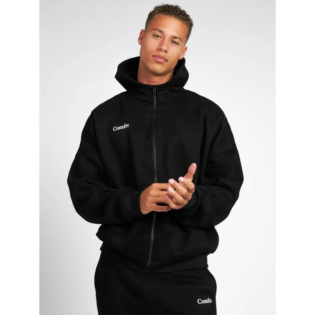Comfort winter girls Cloud Zip Oversized Hoodie - ATFH
