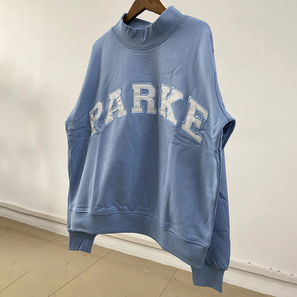 Rowan AAPK-Y016 Women O-Neck Long Sleeve Female Pullover Letter Embroidery Sweatshirts Vintage Casual Sports Lady Top 2026 - ATFH