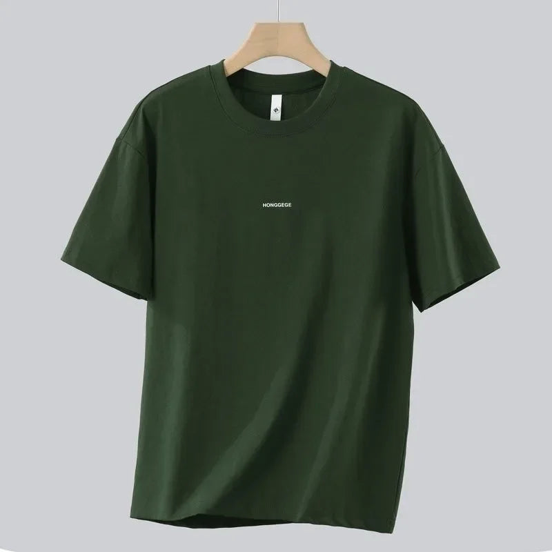 All-match Letter Printing for Men and Women T-shirts for Summer Comfortable and Simple Clean Round Neck Short-sleeved Top ATFH