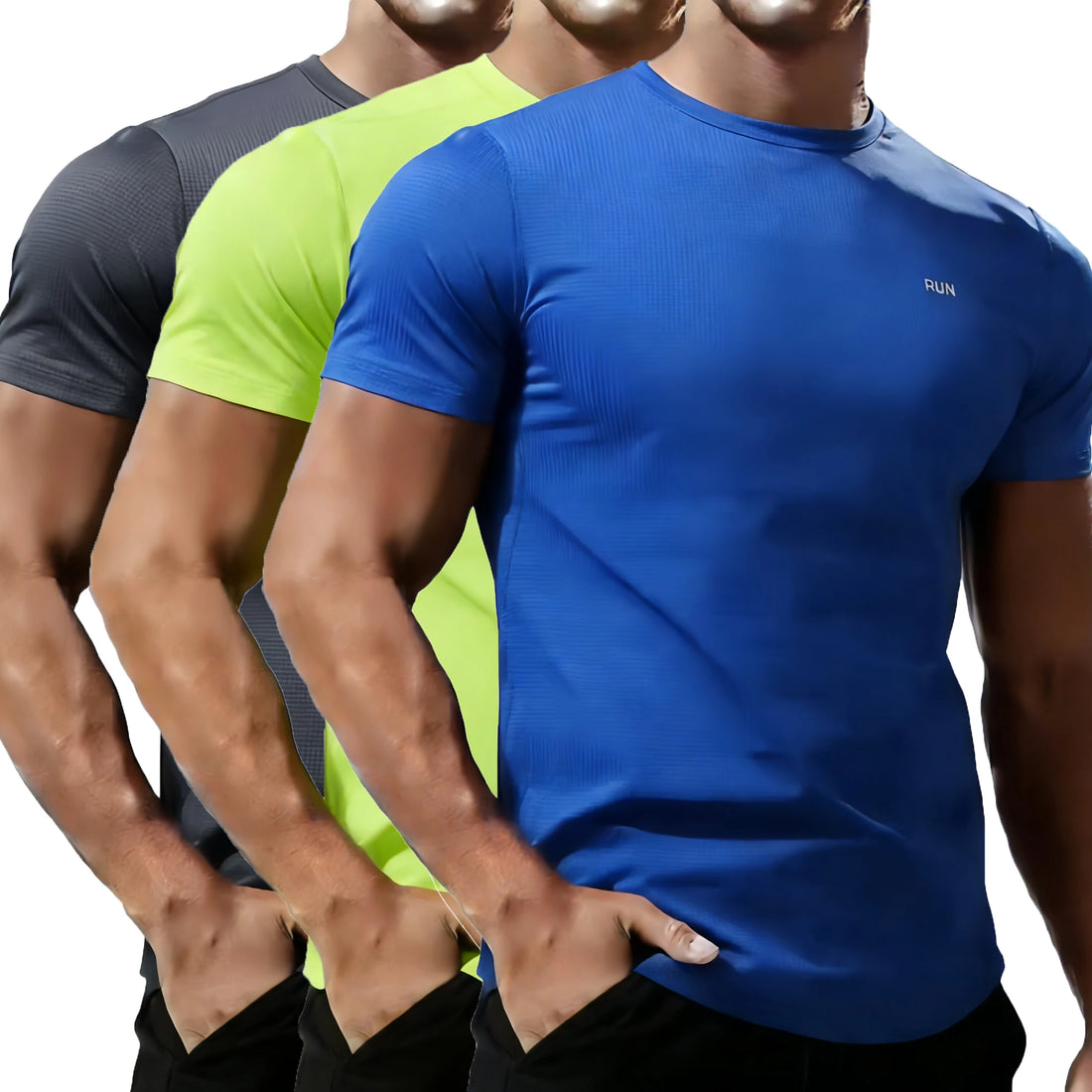 2026 Men's Casual T Shirt Summer Ice Silk Male Tshirt Quick Dry Homme Tops Tee Gyms Fitness Clothing Fashion T-shirt For Men