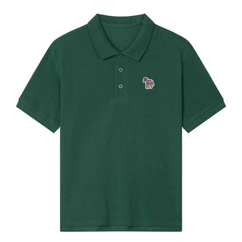 Hot Sales New Men's Women Quality Polo Shirt Little Cartoon Embroidery T-shirt Cotton Comfortable Short Sleeve Summer Tees Tops
