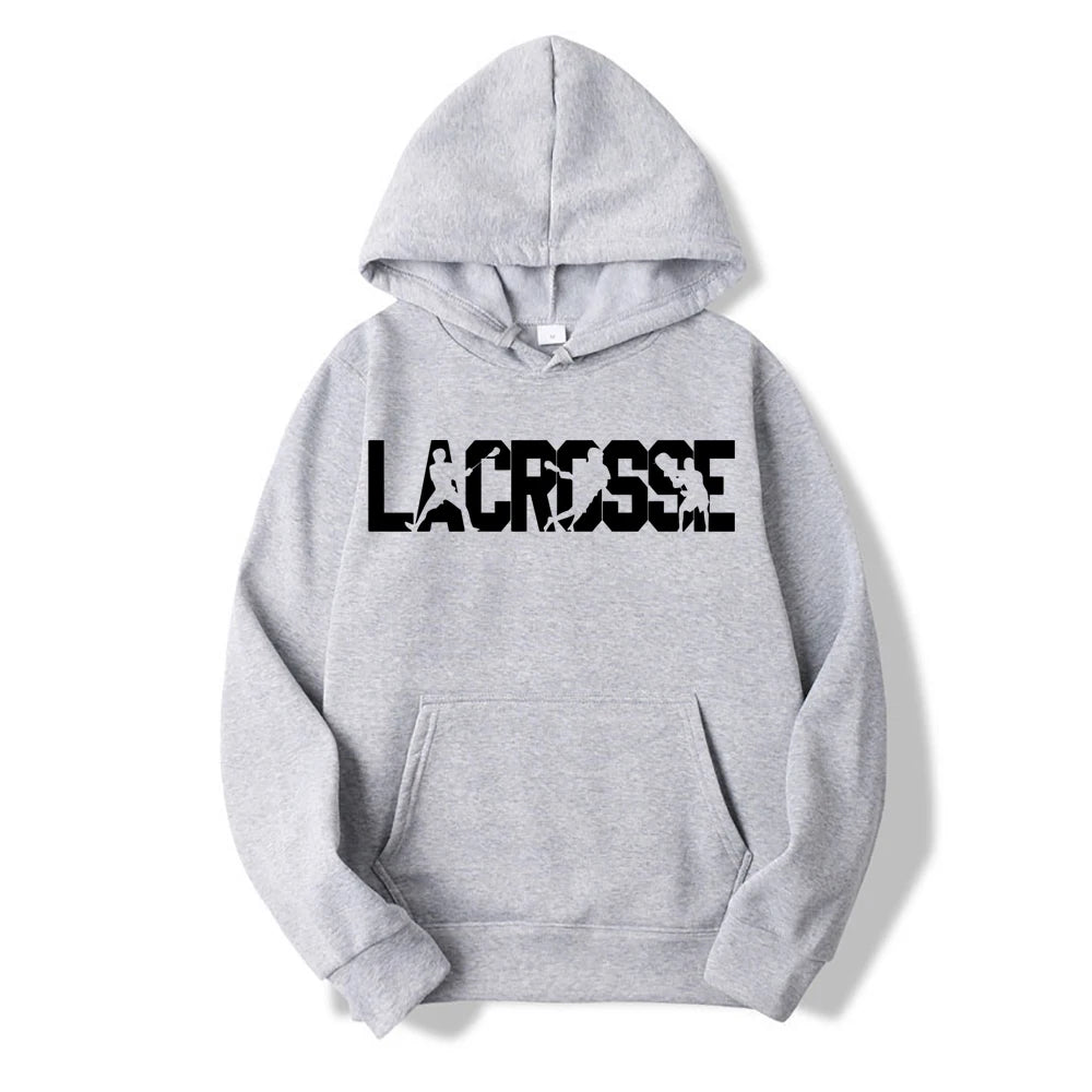 Lacrosse Hoodie Lacrosse Fan Gift Love Sport Print Sweatshirt Hoodie - ATFH