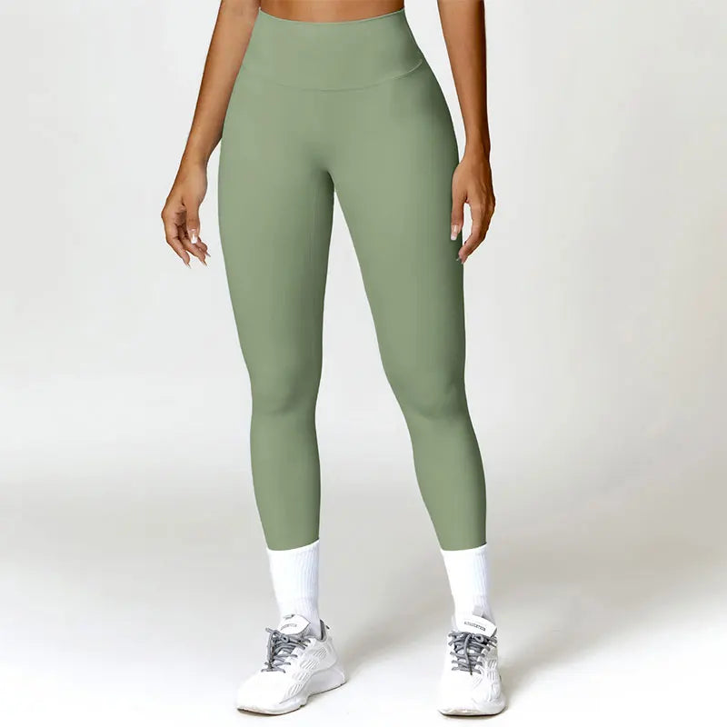 New Quick Dry Yoga Pants Women Fitness Leggings Running High Waist Slim Push Up Sport Leggings Gym Peach buttocks ATFH