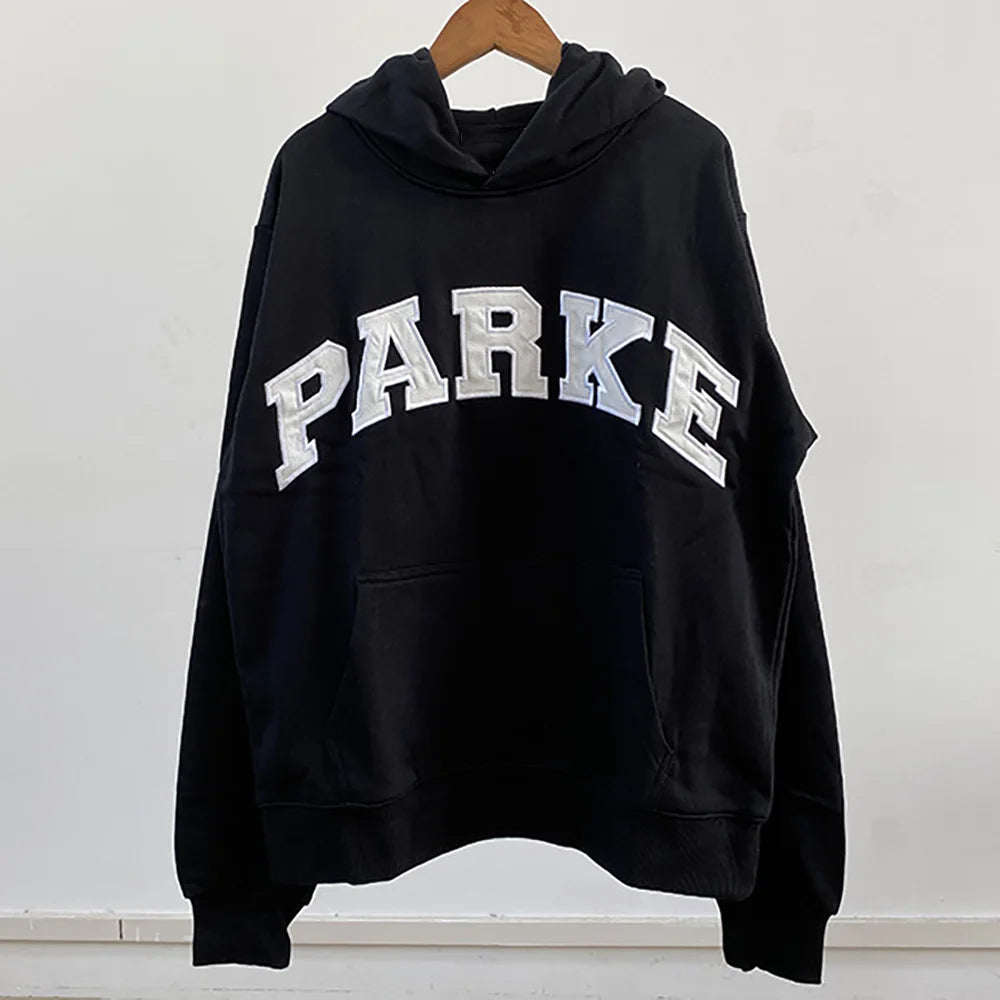 Rowan PK-LM006 Black Women Long Sleeve Female Hoodies Letter Embroidery Sweatshirts Vintage Casual Sports Lady Top 2026 - ATFH
