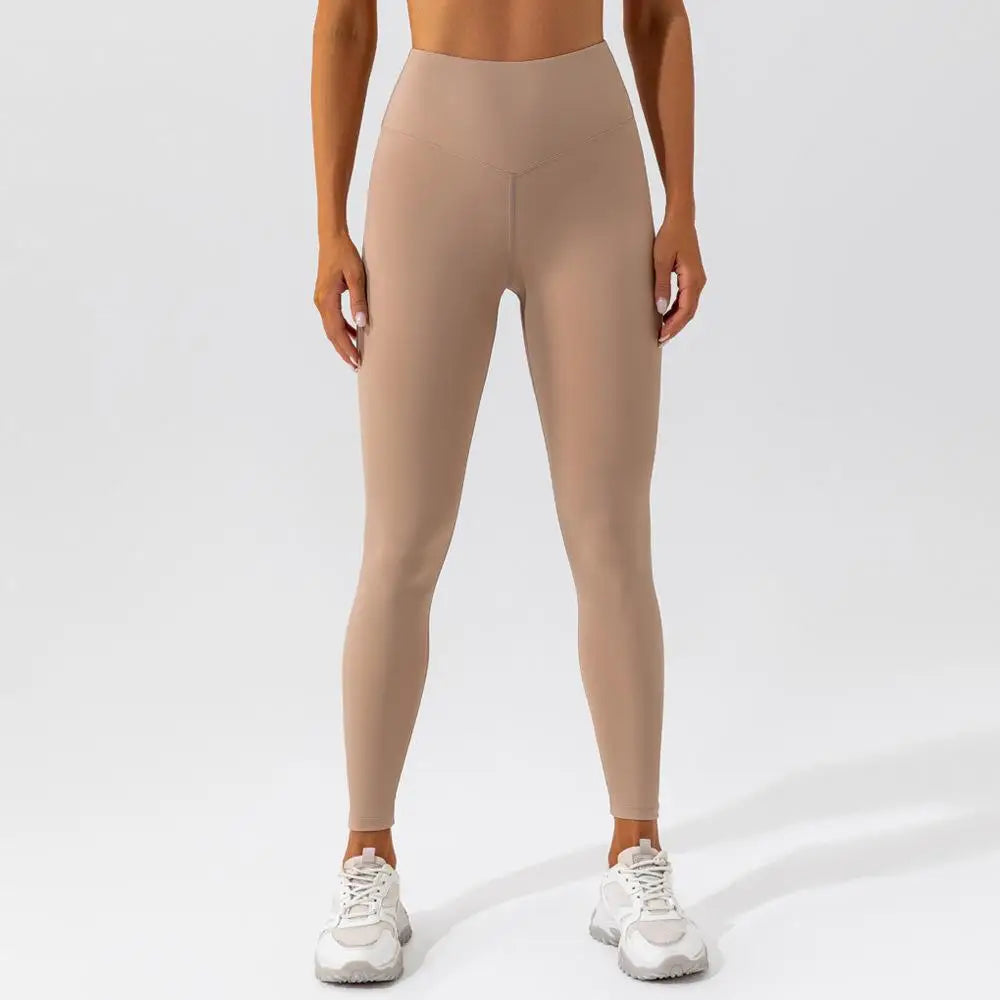 Sports Pants Lines Lifting Buttocks Sports Tight Pants Women's Breathable Quick-drying Elastic Fitness Pants Runnings Yoga Pants - ATFH