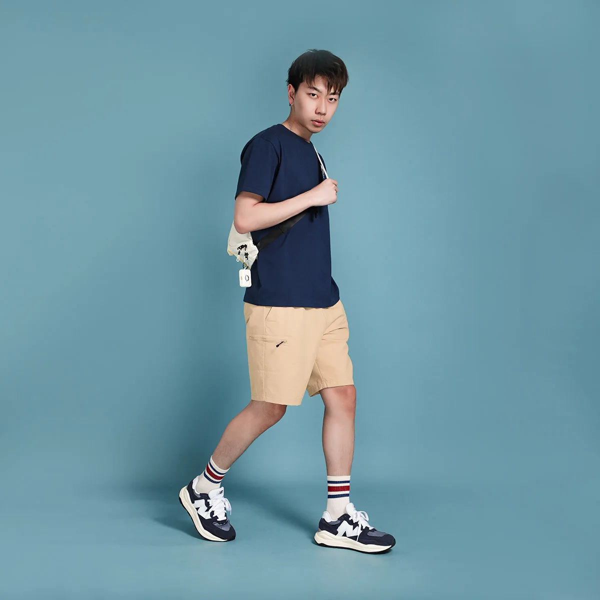 New Balance NB 57/40 Sports Breathable Low top Casual Shoes Unisex Navy Blue M5740CD