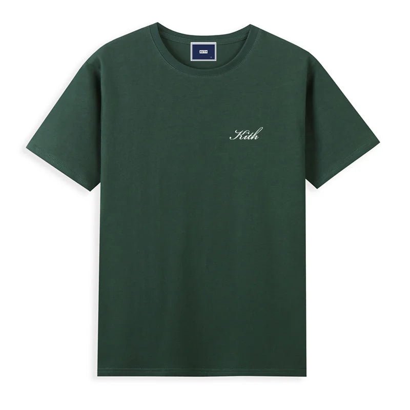 Hot Sales Cotton High-quality Embroidery Logo T-shirt Men/Women Summer Loose Short Sleeve Tops Fashion Round Neck Classic Tees ATFH