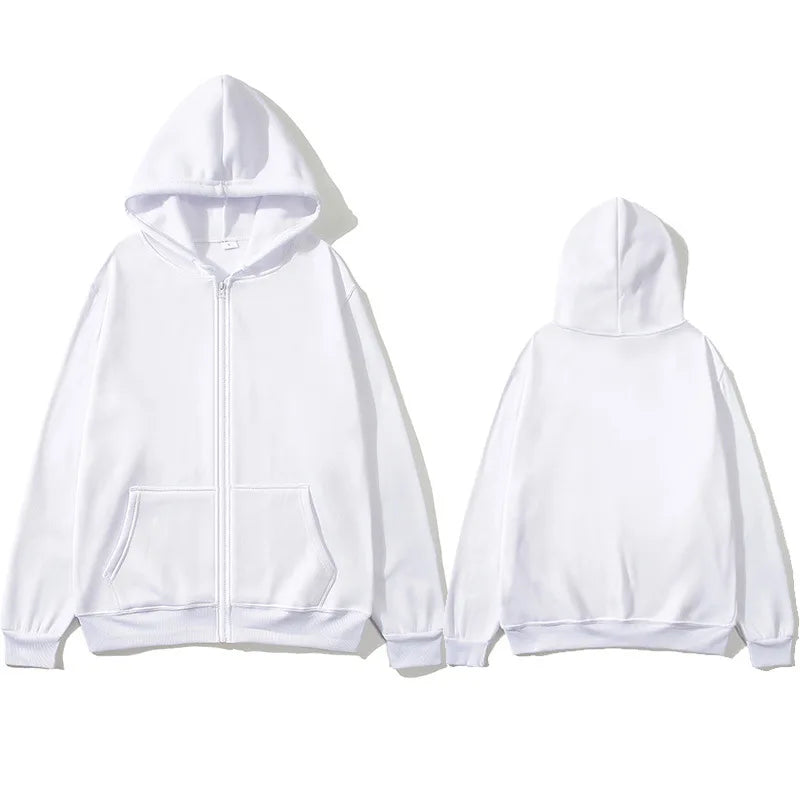 Fashionable casual zipper hoodie, hip-hop street sports shirt, skateboarding men's/women's pullover, men's hoodie - ATFH
