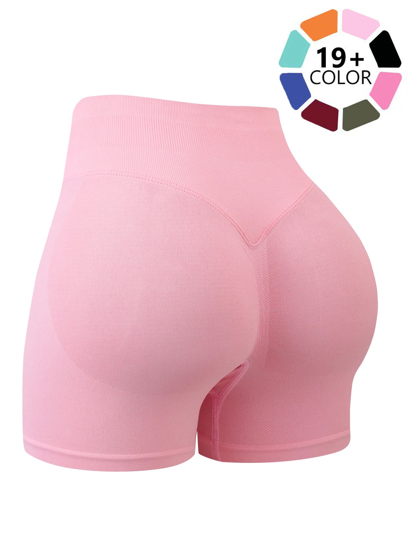 Women Workout Impact Shorts,  4.5" Scrunch Butt Lifting Gym Seamless Booty Biker Shorts Tummy control Workout scrunch shorts Tahsi Fashion House