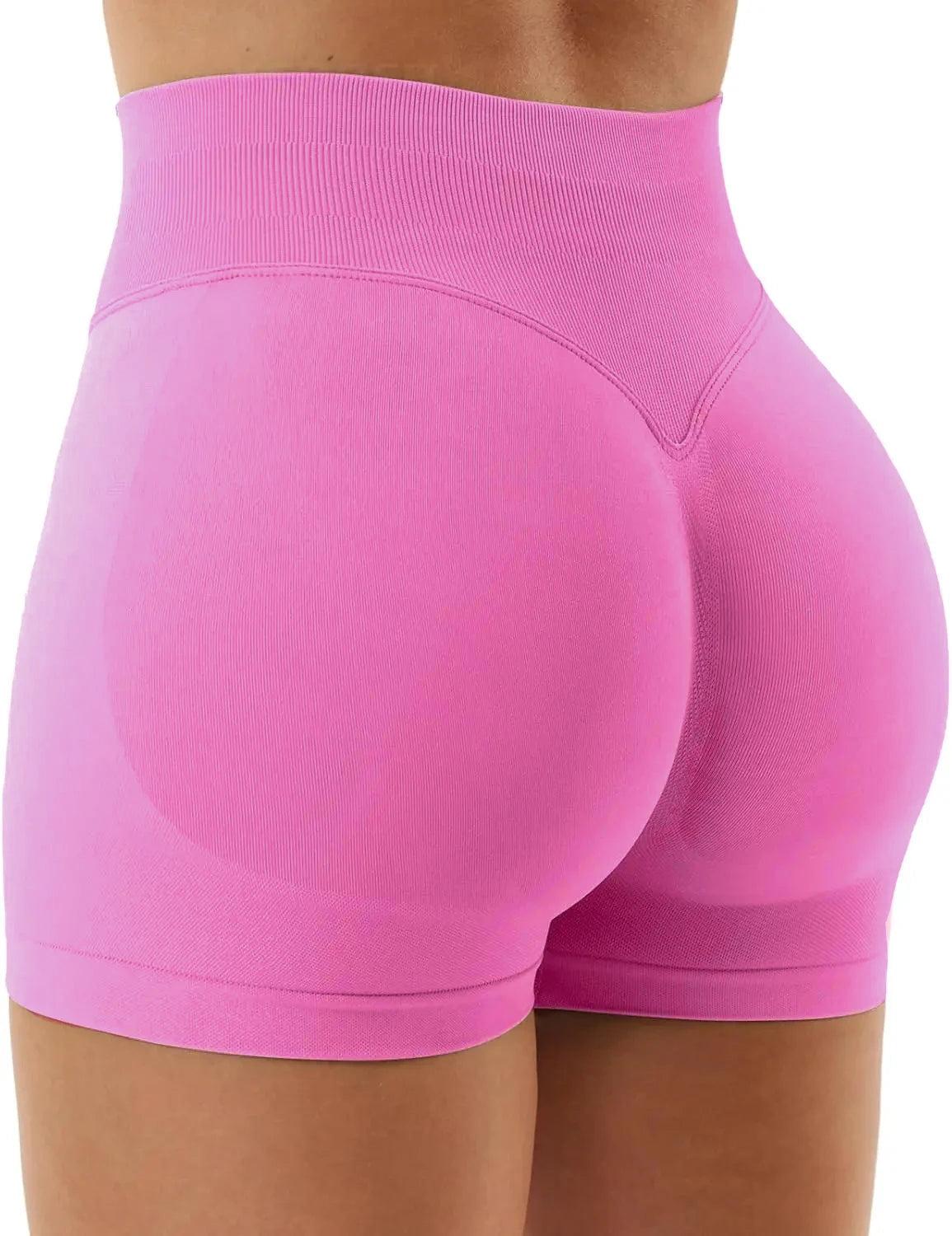 Gym Shorts Women Fitness Sports Biker Shorts 4.5" Low Waist Band Yoga Shorts Workout Tights Scrunch Butt Seamless Leggings Woman Tahsi Fashion House