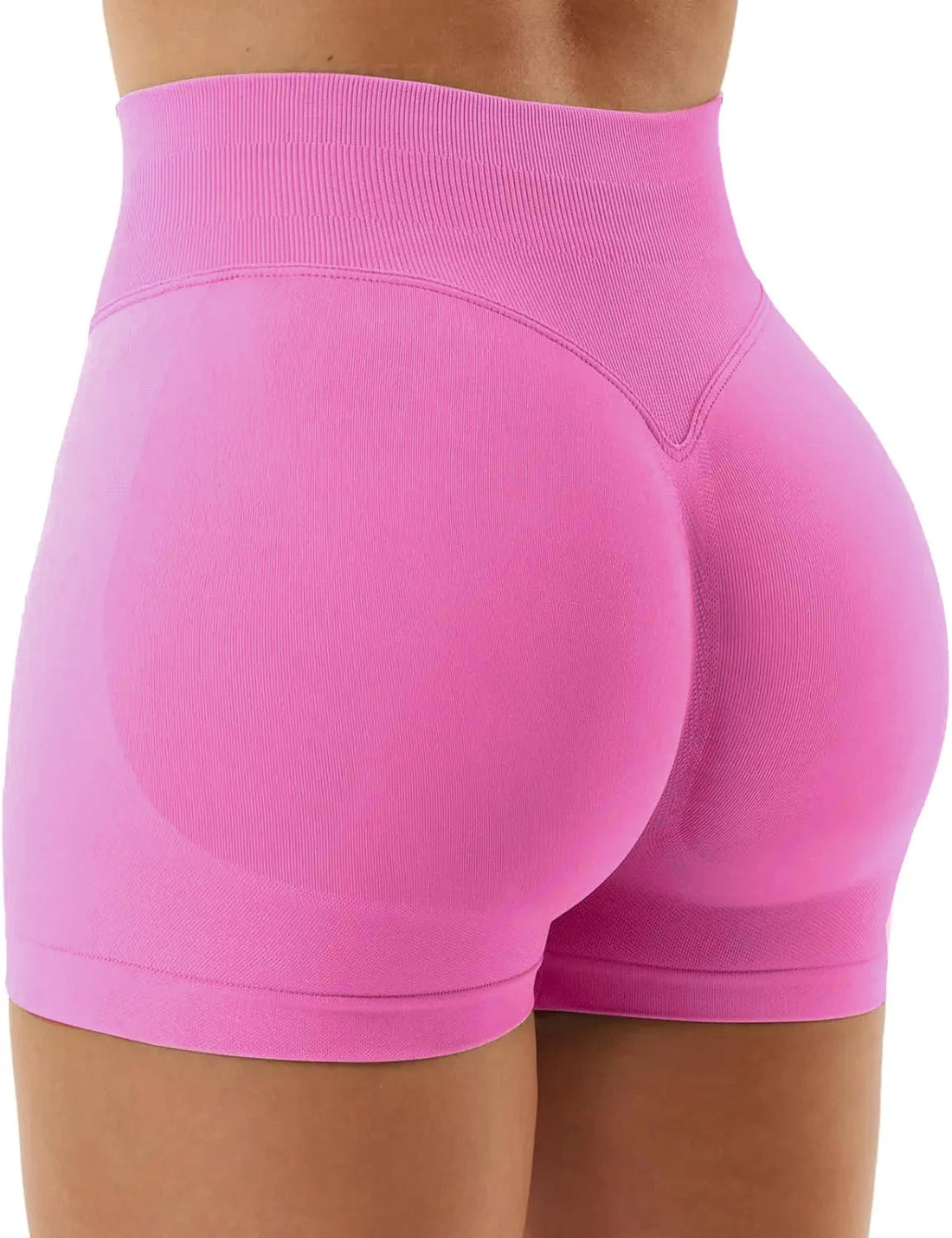 Gym Shorts Women Fitness Sports Biker Shorts 4.5" Low Waist Band Yoga Shorts Workout Tights Scrunch Butt Seamless Leggings Woman Tahsi Fashion House