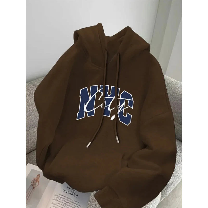 Hoodie Sweatshirt Men's Winter Loose Outerwear Youth New Style Overhead Clothing Male Fashion Spring Autumn - ATFH