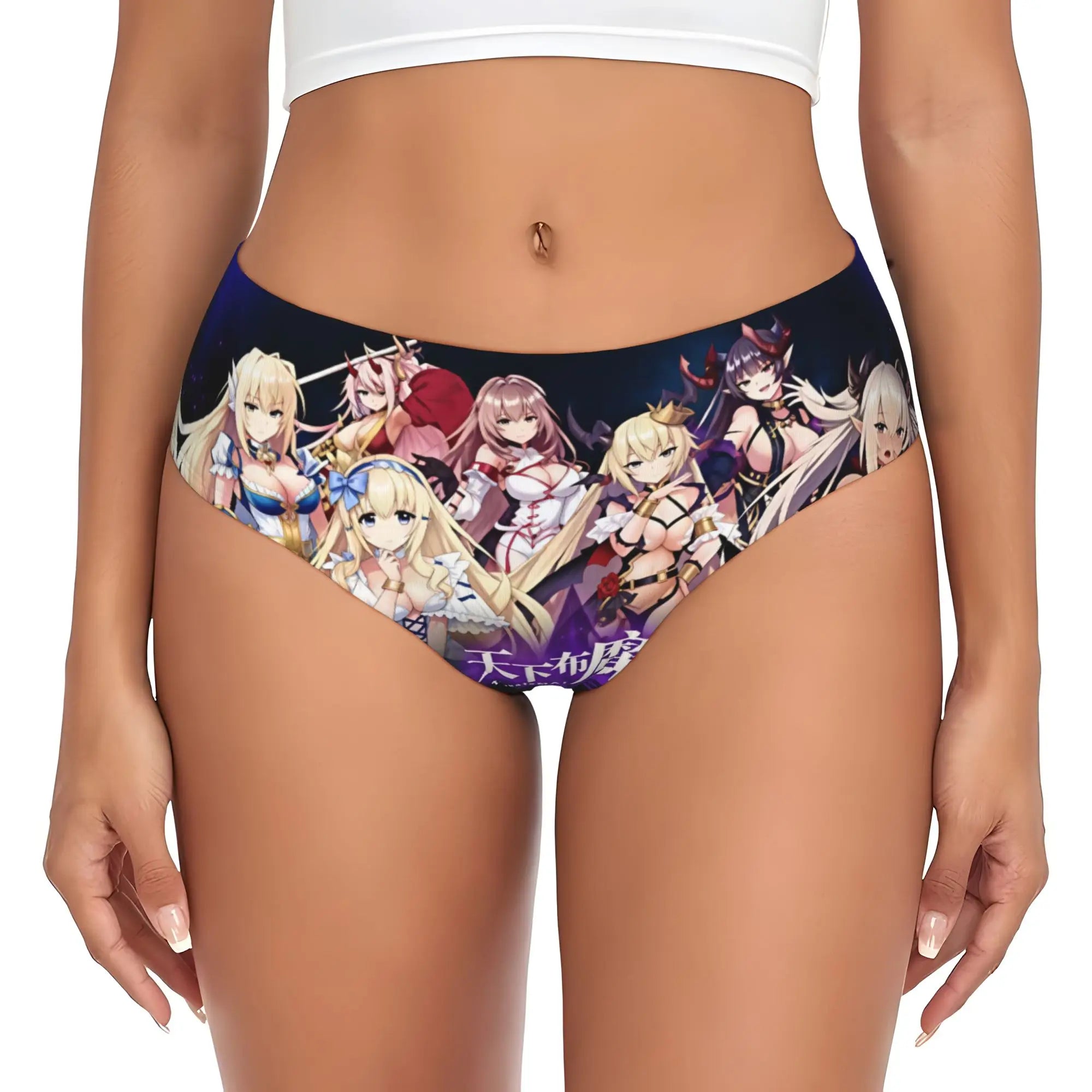 Game Japan Anime Tenkafuma  Brief Panties Women Comfort Stretch Comic  Underwear