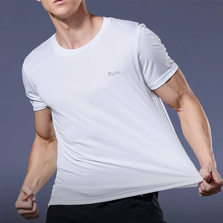Men's Compression Sport T-Shirt Gym Workout Training Running Shirts Quick Dry Short Sleeve Tee Tops Sportswear Soccer Jersey Men