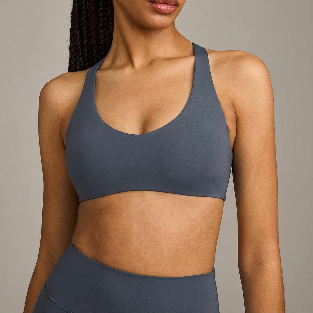 Hearuisavy Summer Sports Bra Women High Impact Running Sweatproof Fitness Bra Push Up Shockproof Yoga Brassiere Workout Top Gym - ATFH