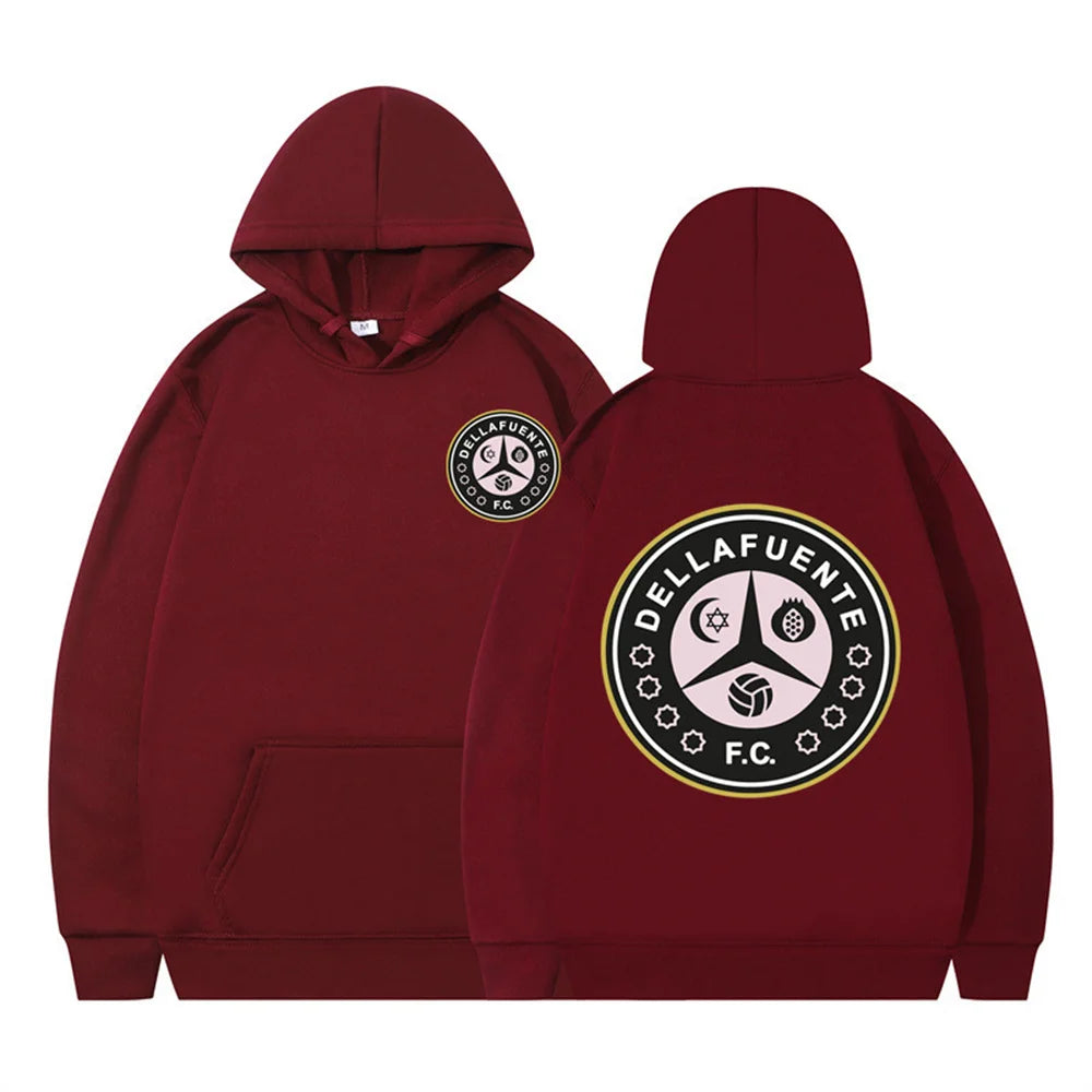Dellafuente Hoodies WomenMen Hoodie Korean Fashion StreetwearPrinted Hip Hop Sweatshirts Grunge Korea FemaleMale Ulzzang Tops