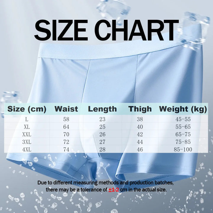 4Pcs Plus Size Underwear Men Sporty Boxers Youth Boxer Shorts Comfortable Breathable Flat Pants Men's Square Panties Briefs Gift