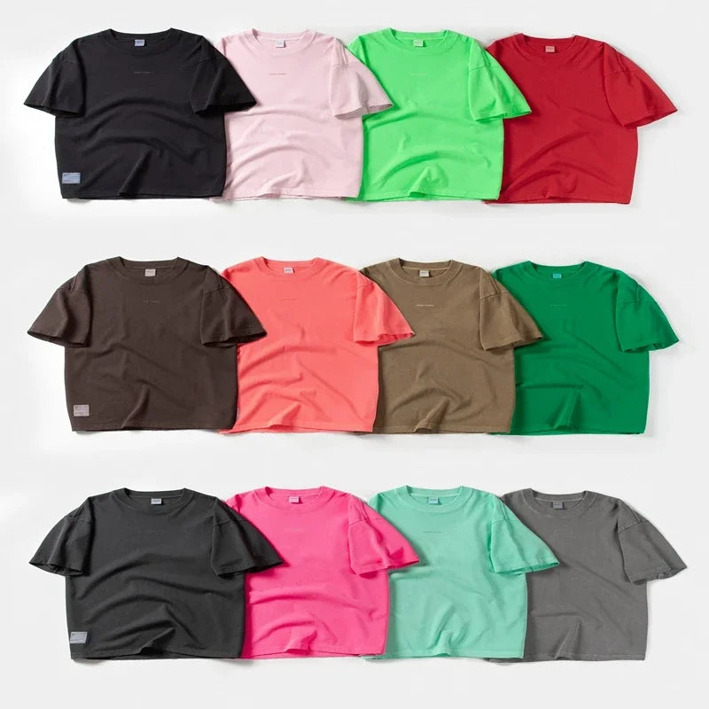 New Summer Men's t-shirt Cotton Solid T shirt Men Causal O-neck Basic tshirt Male High Quality Classical tops ATFH