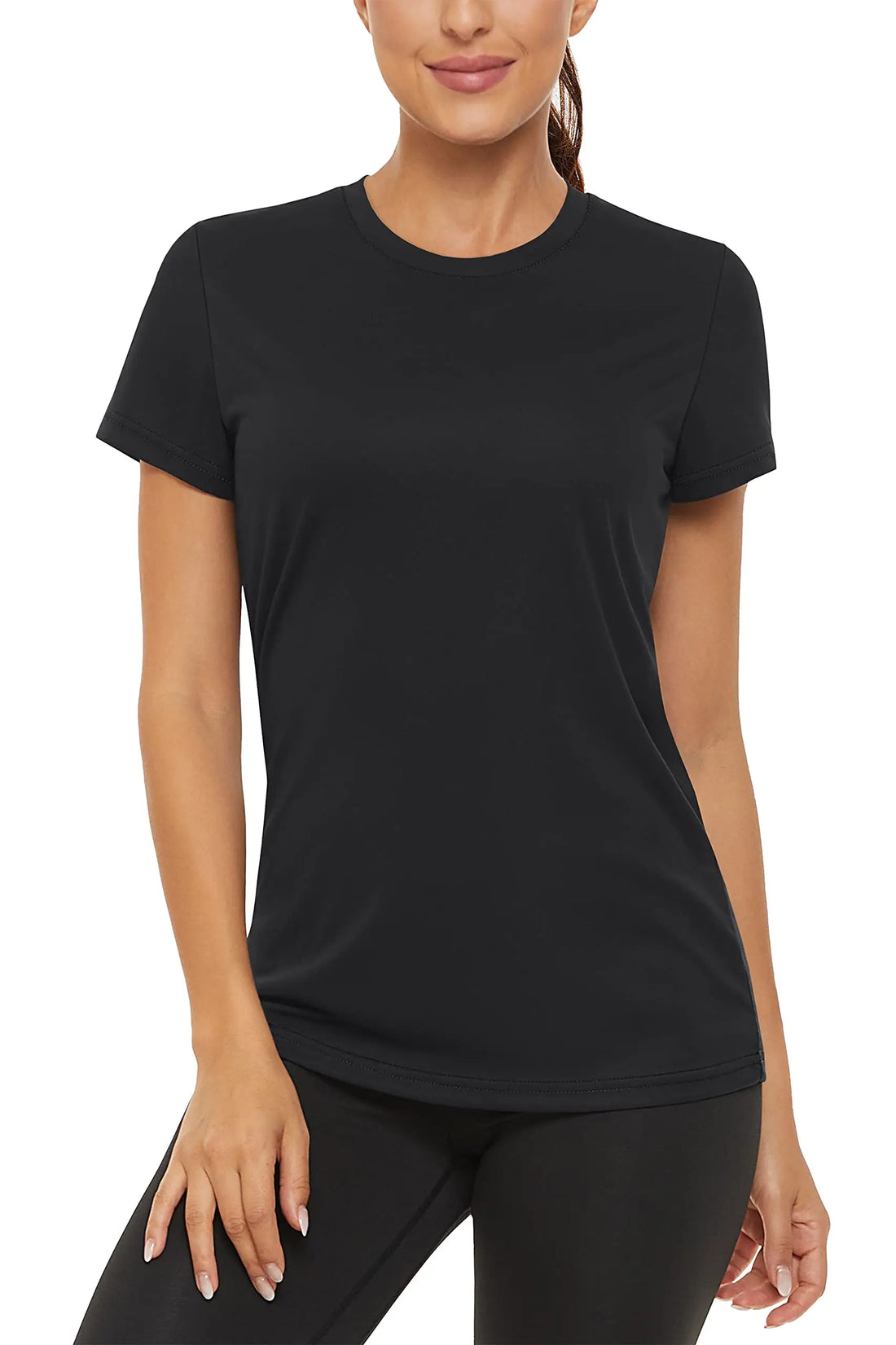 TACVASEN Summer Casual Performance T-shirts UPF 50+ Quick Dry Womens Sun Protection T-shirt Outdoor Running Swim Tee shirts Tops - ATFH