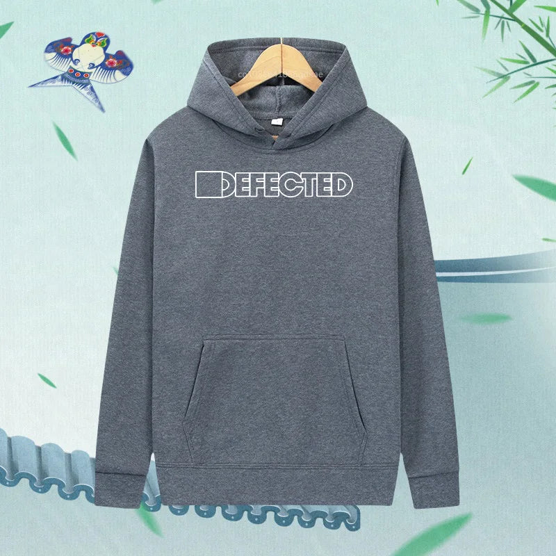 Autumn Velvet Plus Size Letter Efected Hoodie Women Man Sweatshirts Harajuku Fashion Casual Streetwear Clothing 15 Colors 411 - ATFH