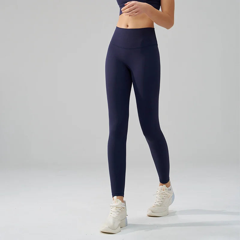 Women's 38 Colors Naked Feeling Yoga Leggings Women Sports Pants Tights Seamless Sport Femme Gym Leggins Workout Fitness Pants ATFH