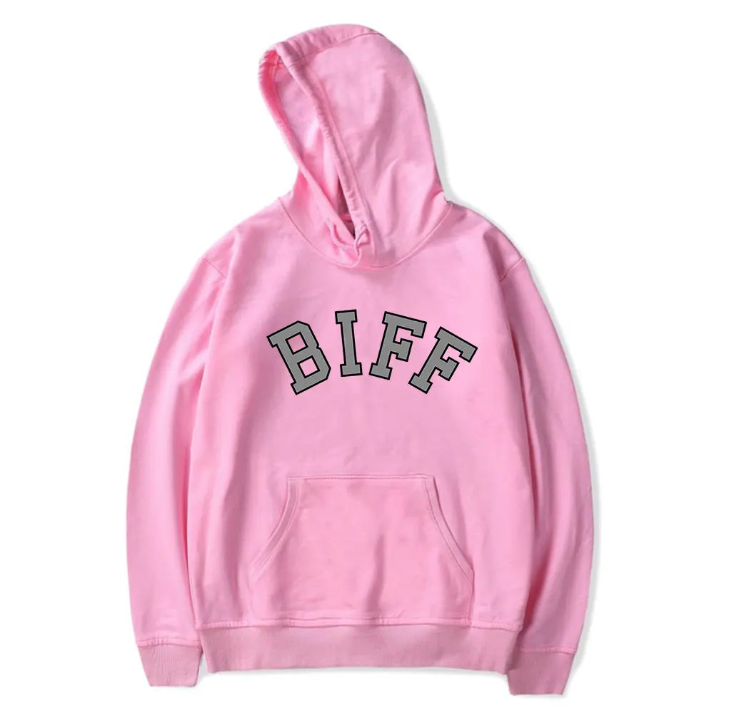 greg biffle BIFF Hooded Drawstring Pocket Sweatshirt Men/women rip Pullover - ATFH
