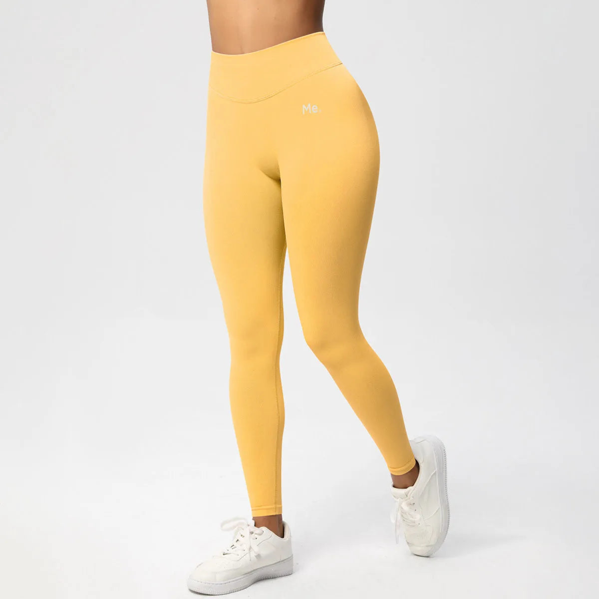 BetterMe New High Waist Solid Leggings Women Seamless Fitness Yoga Elastic Leggings Push Up Butt Knit Fashion Gym Workout Pants - ATFH