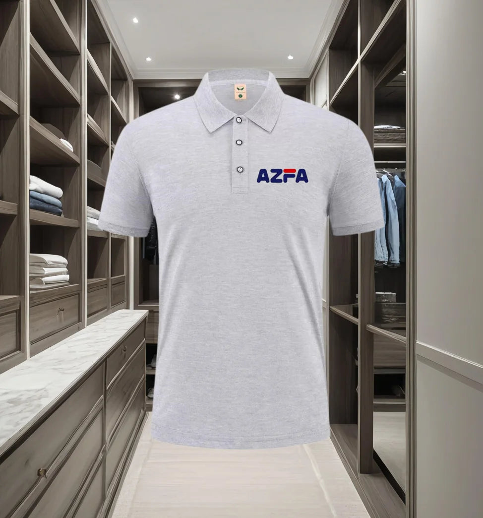 Printed men's summer classic POLO short sleeved T-shirt with casual style, comfortable and breathable fabric