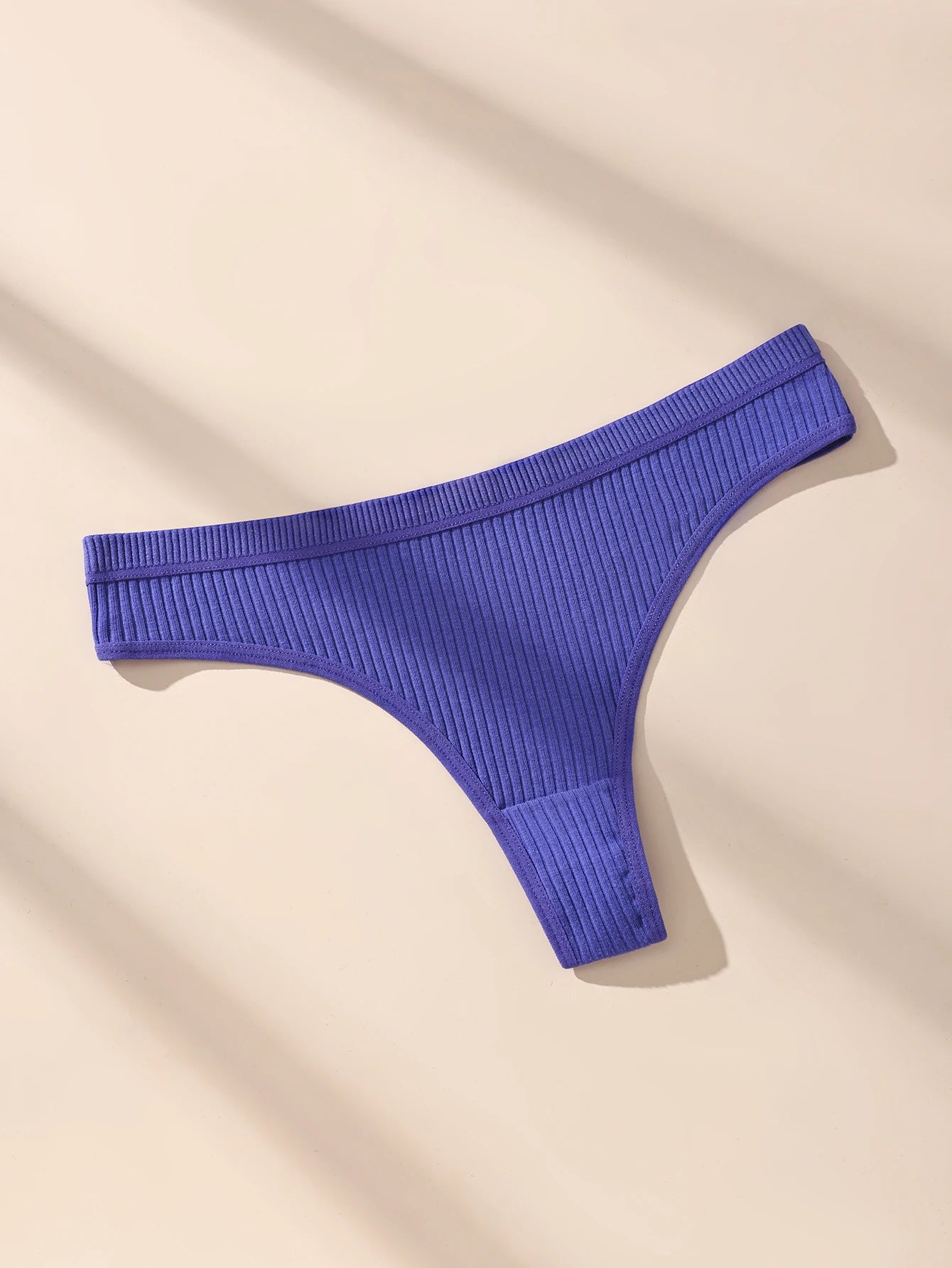 7Pcs Women's Thongs Panties Cotton Striped Underwear Sexy Women Lingerie Solid Intimates Comfort Panty Soft Hot G-Strings XS-XXL