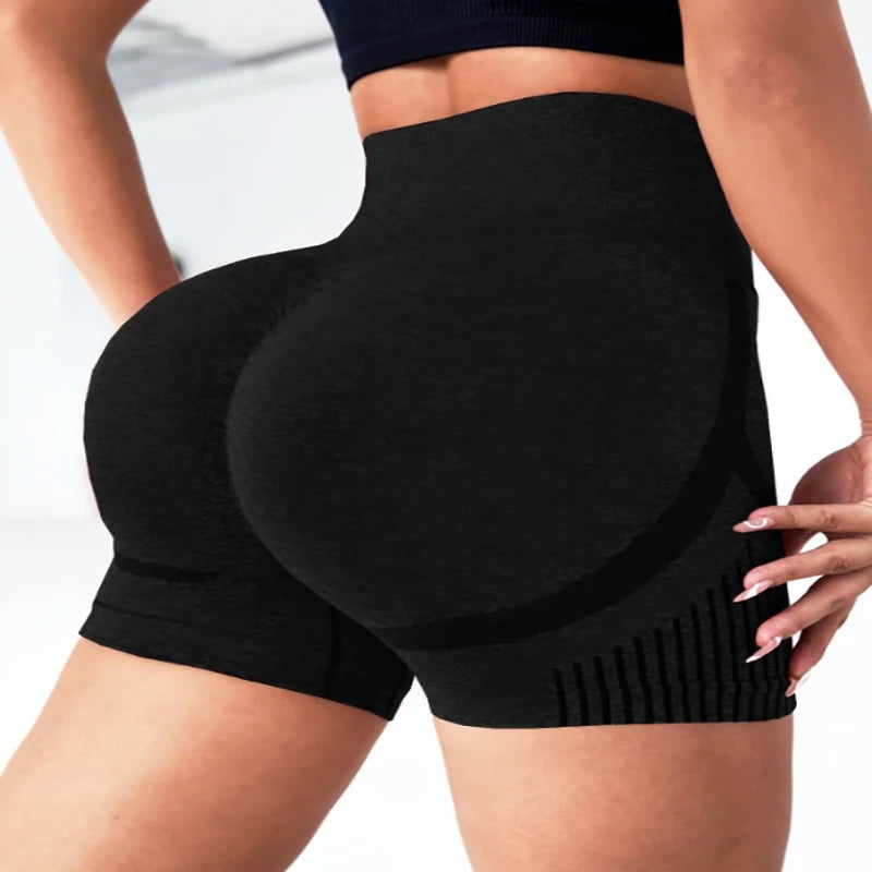 Yoga Underpants Seamless High-Elasticity High-Waist Quick-Drying Casual Sports Yoga Shorts Women's Tahsi Fashion House