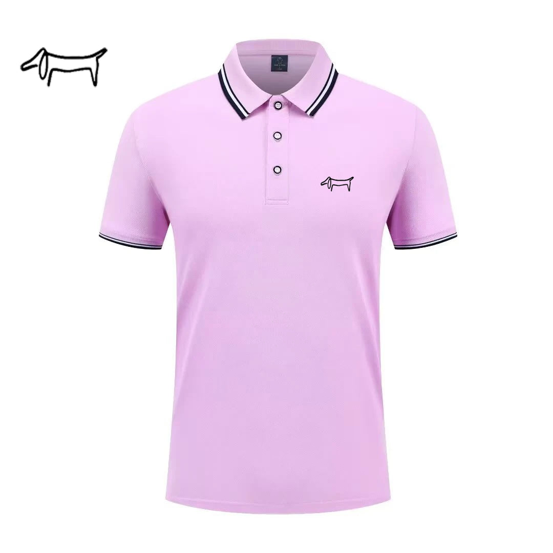 Summer New Polo Shirt Man,Light Luxury Brand Shirts,Fashion Short Sleeve Tops,Golf Wear Sports T Shirt,Men's Women Clothes