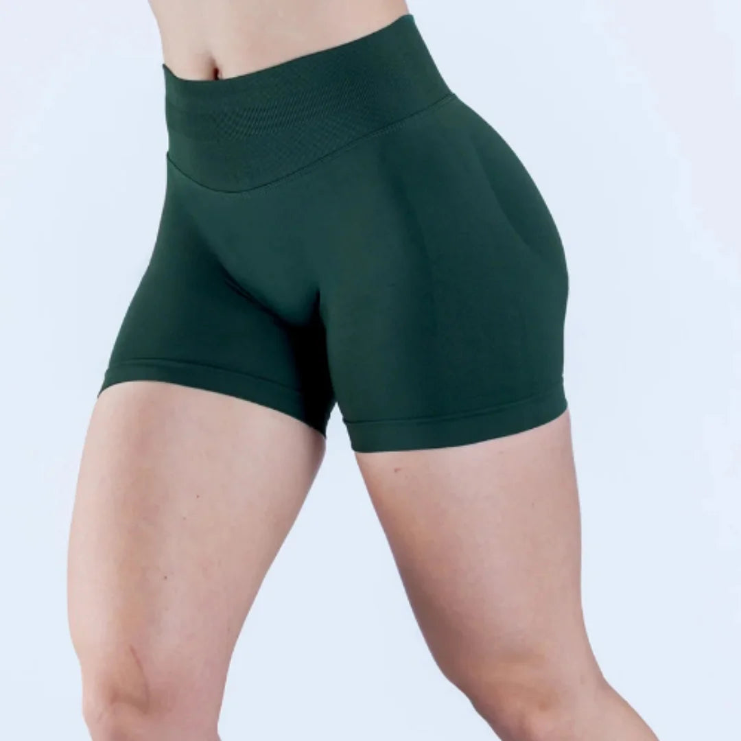 DYF Impact Seamless Sports Shorts Women Booty Yoga Shorts Quick Drying Fitness Tights Solid Workout Scrunch Customizable Lable