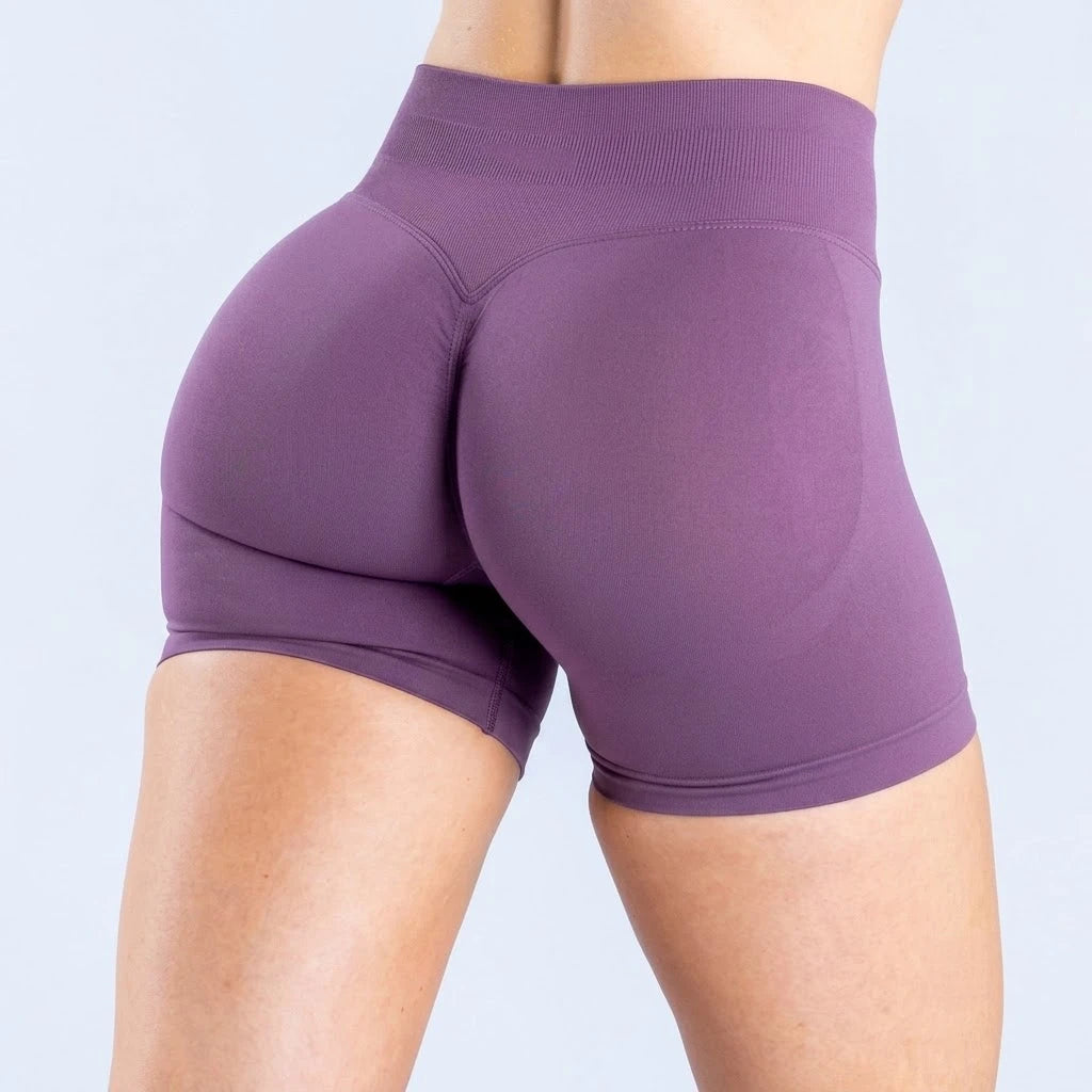 Seamless Yoga Workout Shorts for Women Low Waist Butt Lift Biker Shorts Gym Fitness Activewear Sports Training Shorts