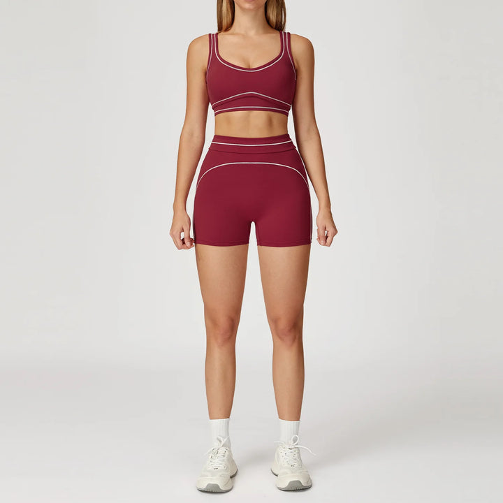 SWELTERING 2PCS Yoga Set Gym Clothes Athletic Wear Fitness Set Tracksuits Yoga Suit For Women Sports Bra Gym Leggings Sportswear - ATFH