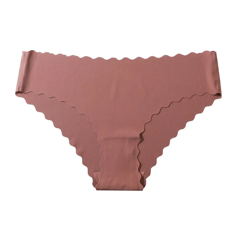 Women Ice Silk Panties Sexy Briefs Seamless Underwear Female Underpants Summer Soft Breathable Panties Stretch Lingerie