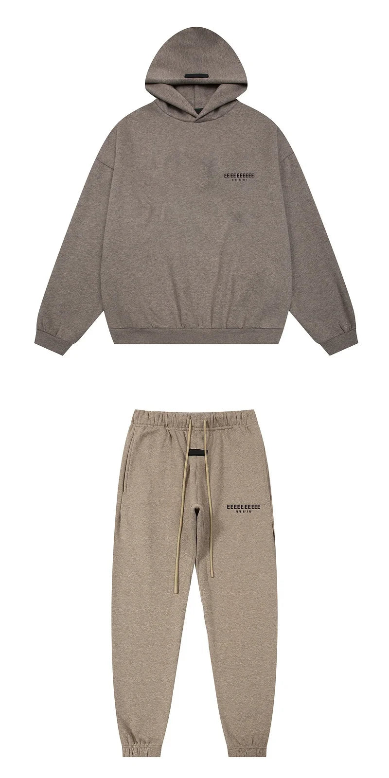 Classic Brand Hoodies Sweatpants Set High Quality Fleece Sweatshirts Men's Hiphop Streetwear Oversize Tracksuits Hoodies Pants - ATFH