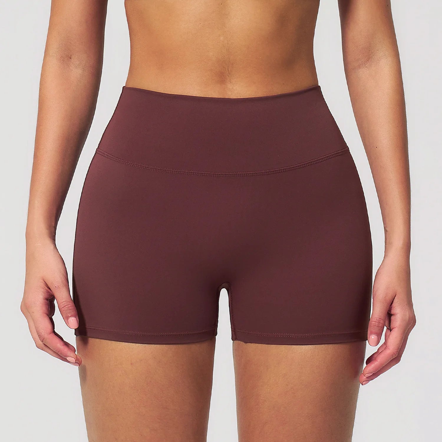 High Waist Yoga Shorts Women's Summer Breathable Sports Fitness Shorts Running Cycling Shorts Female Workout Gym Short Tights