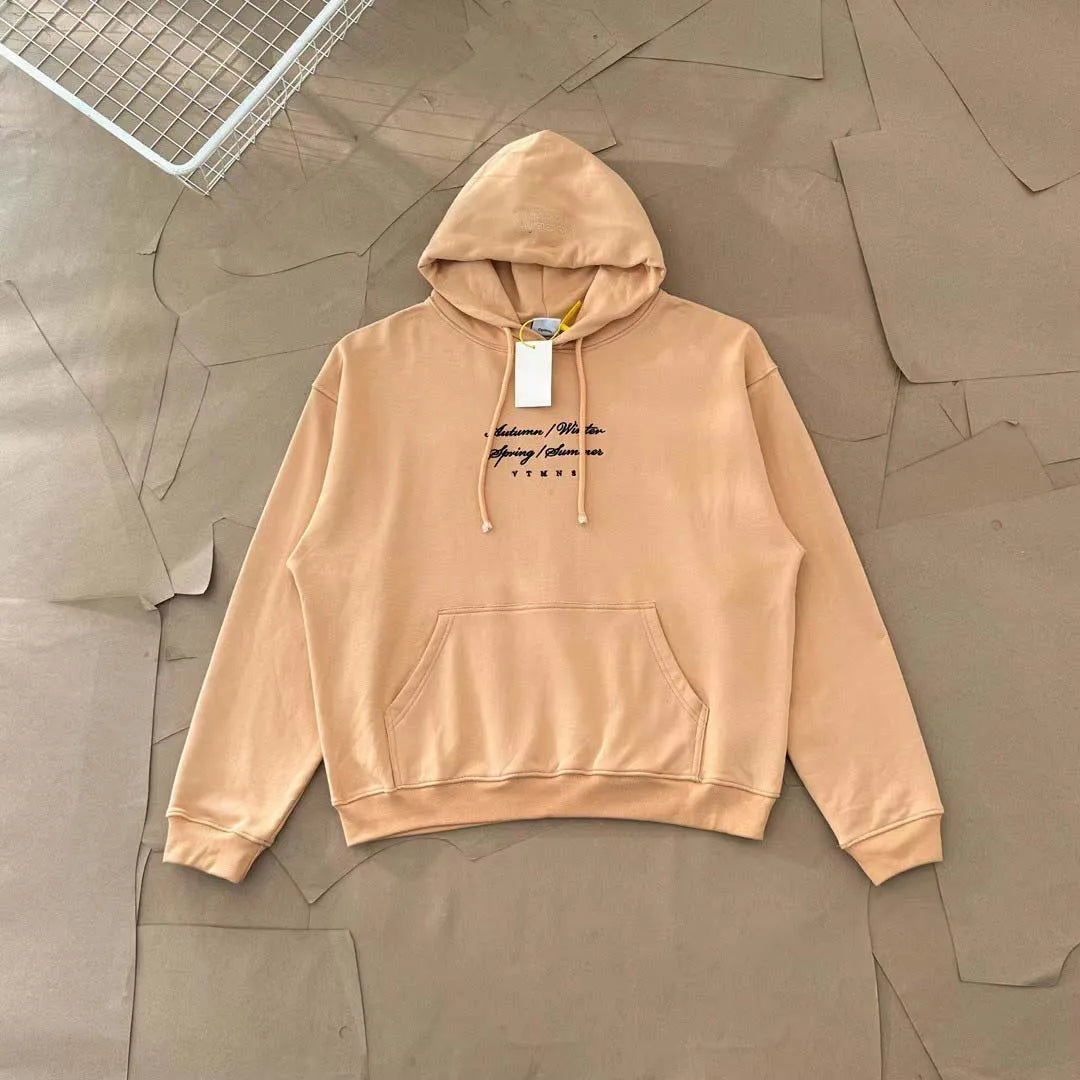2025FW Best Vesion VTRN HUB Website Logo Printed Women Men Hooded Sweatshirt Hoodies Hiphop Oversized Men Cotton Hoodie Pullover - ATFH