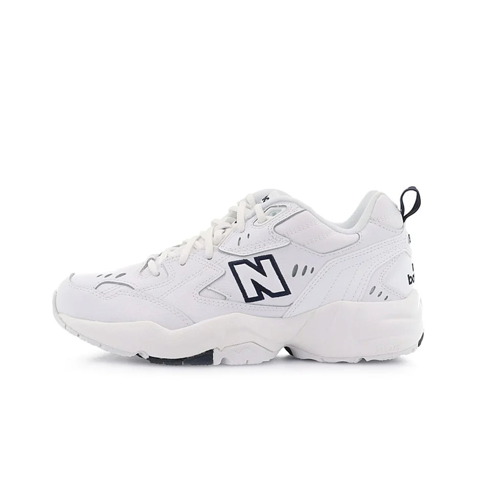 New Balance NB 608 V1 Round Toe Retro-Inspired Comfortable Low-Top Casual Shoes for Women in White WX608WT(B)